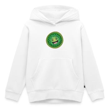 Kiwi Costumes - Sweat Premium à capuche enfant bio - blanc - Devant - AI Model Kid Female (0cm)