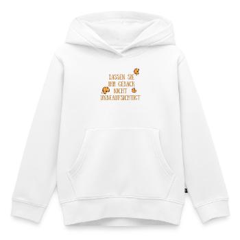 Cookies Kekse Gebäck - Kinder Premium Organic Hoodie - Weiß - Vorne - AI Model Kid Female (0cm)