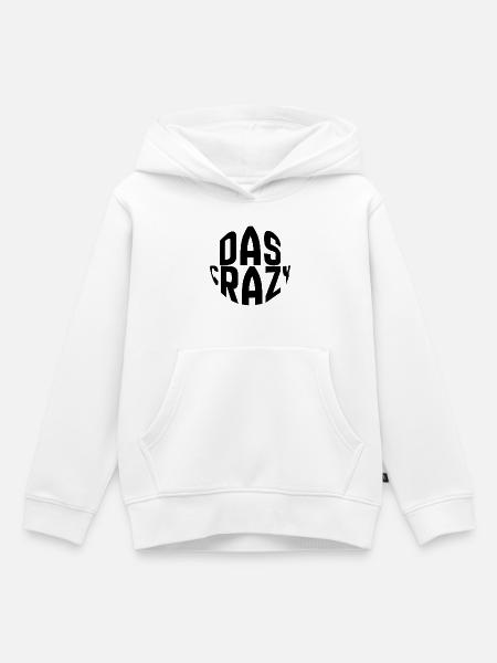 Das crazy!  - Kinder Premium Organic Hoodie - Weiß