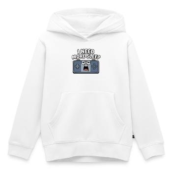 Absence de manette de jeu en veille - Sweat Premium à capuche enfant bio - blanc - Devant - AI Model Kid Female (0cm)
