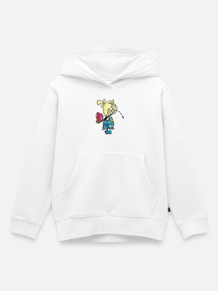Mael - das riesige Herz / - Kinder Premium Organic Hoodie - Weiß
