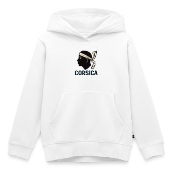 Modernes Korsika - Kinder Premium Organic Hoodie - Weiß - Vorne - AI Model Kid Female (0cm)