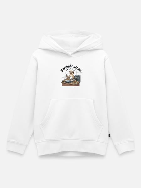 Herdmännchen Koch Erdmännchen am Herd  - Kinder Premium Organic Hoodie - Weiß