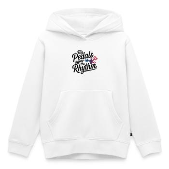 Professional Bicycle Acrobatics Rhythm Athlete  - Kids Premium Organic Hoodie - white - Front - AI Model Kid Female (0cm)