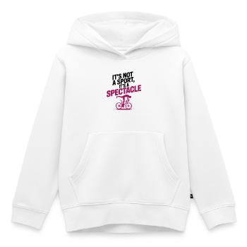 Artistic Cycling Normal Is Boring Professional  - Kids Premium Organic Hoodie - white - Front - AI Model Kid Female (0cm)