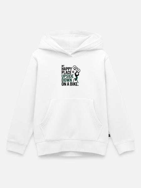 Meine Pedale, meine Kunst - Kinder Premium Organic Hoodie - Weiß