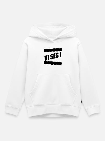 Bis zum Abschied - Kinder Premium Organic Hoodie - Weiß