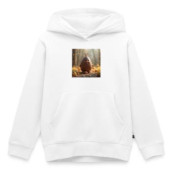 Ein Osterhase - Kinder Premium Organic Hoodie - Weiß - Vorne - AI Model Kid Female (0cm)