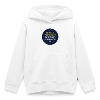 Großer Bruder 2027 - Das wars mit dem Einzelkind - Kinder Premium Organic Hoodie - Weiß - Vorne - AI Model Kid Female (0cm)