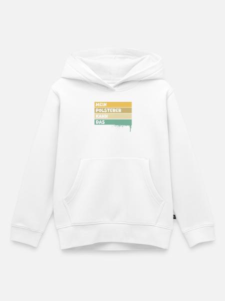 Handwerker Polsterer - Kinder Premium Organic Hoodie - Weiß