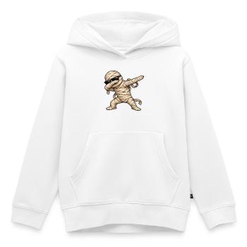 Dabbing Mumie - Kinder Premium Organic Hoodie - Weiß - Vorne - AI Model Kid Female (0cm)