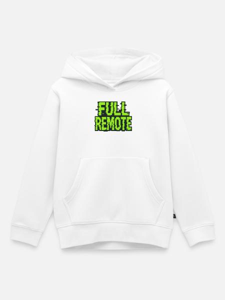 Vollständig remote: 100% Remote-Experte - Kinder Premium Organic Hoodie - Weiß