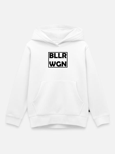 Bollerwagen - Kinder Premium Organic Hoodie - Weiß