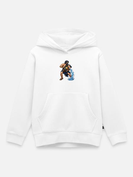 Wassermann - Kinder Premium Organic Hoodie - Weiß