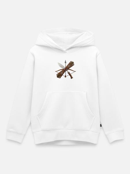 Klewang Salawaku Maluku - Kinder Premium Organic Hoodie - Weiß