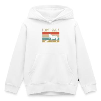 I Don't Give a Hoof - Kids Premium Organic Hoodie - white - Front - AI Model Kid Female (0cm)