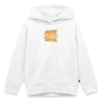 Sprueche Agatha - Kinder Premium Organic Hoodie - Weiß - Vorne - AI Model Kid Female (0cm)