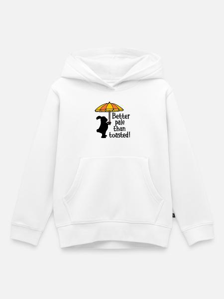 Summer Pale - Kinder Premium Organic Hoodie - Weiß