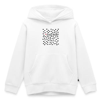 Dankbarkeit Vielen Dank Herzen - Kinder Premium Organic Hoodie - Weiß - Vorne - AI Model Kid Female (0cm)