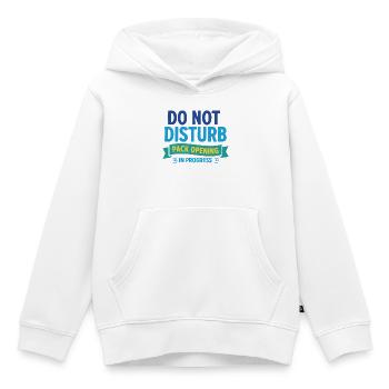 Ne pas interrompre l’ouverture de paquets en cours de trading - Sweat Premium à capuche enfant bio - blanc - Devant - AI Model Kid Female (0cm)