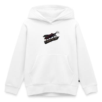 Bug Assassin Bug Hunter Red Strike Tattoo - Kids Premium Organic Hoodie - white - Front - AI Model Kid Female (0cm)