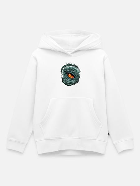 Ur-Augenräuber - Kinder Premium Organic Hoodie - Weiß