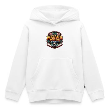 Société Mode Magicien – Flipper de club de flipper - Sweat Premium à capuche enfant bio - blanc - Devant - AI Model Kid Female (0cm)