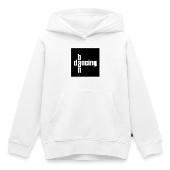 Dacing ban - Kids Premium Organic Hoodie - white - Front - AI Model Kid Female (0cm)