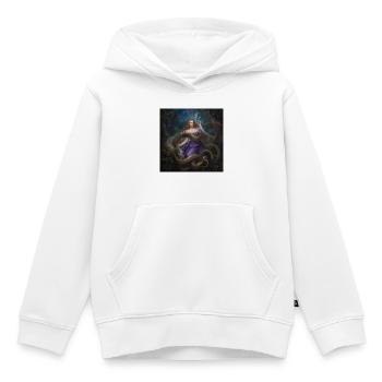 Goddess Persephone - Kids Premium Organic Hoodie - white - Front - AI Model Kid Female (0cm)
