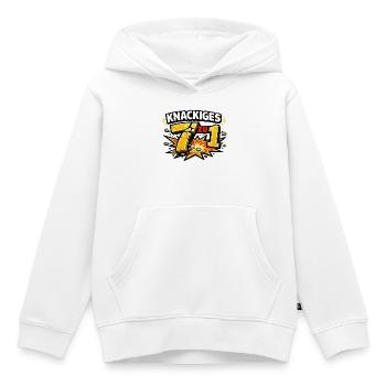 Knackiges 7 zu 1 - Kinder Premium Organic Hoodie - Weiß - Vorne - AI Model Kid Female (0cm)