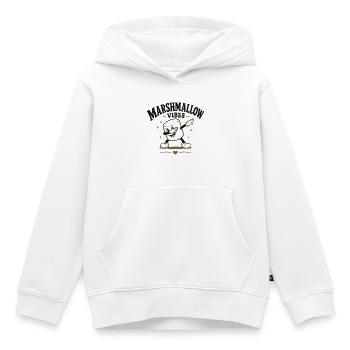 Marshmallow vibes - Kinder Premium Organic Hoodie - Weiß - Vorne - AI Model Kid Female (0cm)