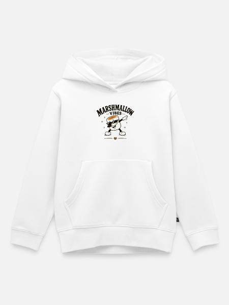 Marshmallow Stimmung mit Dab Humor - Kinder Premium Organic Hoodie - Weiß