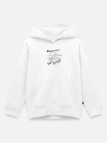 Schrauben oder Feder locker? - Kinder Premium Organic Hoodie - Weiß