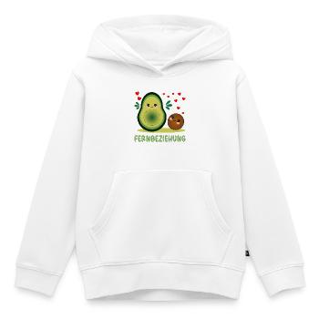 Fernbeziehung Liebe Avocado - Kinder Premium Organic Hoodie - Weiß - Vorne - AI Model Kid Female (0cm)