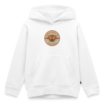 Toujours prêt pour le pickleball - Sweat Premium à capuche enfant bio - blanc - Devant - AI Model Kid Female (0cm)