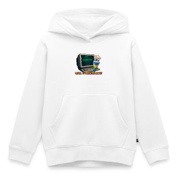 Schulkind 2026 – Coder PC Level Up - Kinder Premium Organic Hoodie - Weiß - Vorne - AI Model Kid Female (0cm)