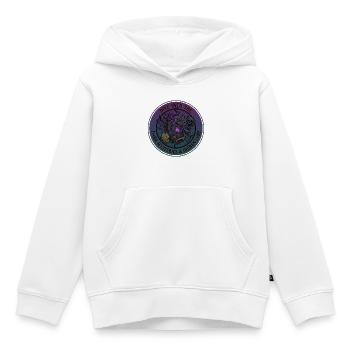 Romance sombre - Sweat Premium à capuche enfant bio - blanc - Devant - AI Model Kid Female (0cm)