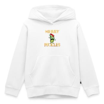 Pickles Merry Christmas - Kids Premium Organic Hoodie - white - Front - AI Model Kid Female (0cm)