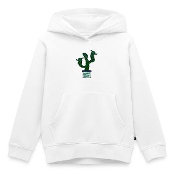 Surfer Surfing Kaktus - Kinder Premium Organic Hoodie - Weiß - Vorne - AI Model Kid Female (0cm)