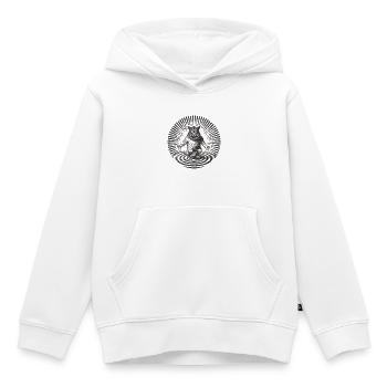 Ascendances démoniaques intérieures - Sweat Premium à capuche enfant bio - blanc - Devant - AI Model Kid Female (0cm)