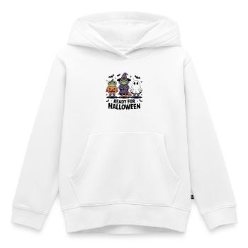 Halloween - Kinder Premium Organic Hoodie - Weiß - Vorne - AI Model Kid Female (0cm)