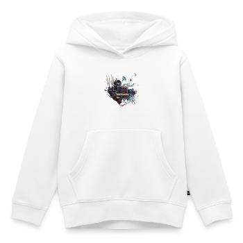 Synthétiseur mécanique céleste - Sweat Premium à capuche enfant bio - blanc - Devant - AI Model Kid Female (0cm)