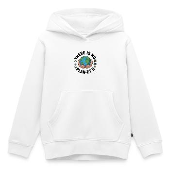 Es gibt kein Plan-et B - Kinder Premium Organic Hoodie - Weiß - Vorne - AI Model Kid Female (0cm)