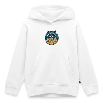 RCPETA06163 - Kinder Premium Organic Hoodie - Weiß - Vorne - AI Model Kid Female (0cm)