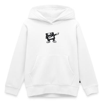 Dabbing Floppy Disk - Kinder Premium Organic Hoodie - Weiß - Vorne - AI Model Kid Female (0cm)