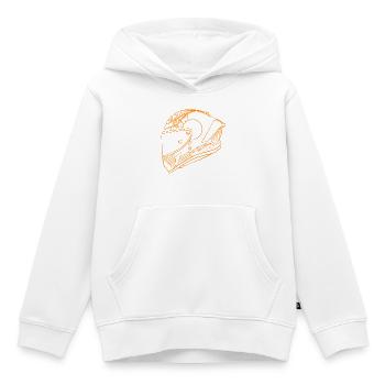 Helm - Kinder Premium Organic Hoodie - Weiß - Vorne - AI Model Kid Female (0cm)