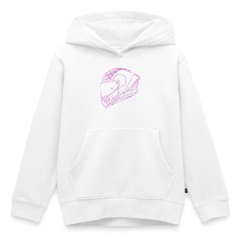 Helm - Kinder Premium Organic Hoodie - Weiß - Vorne - AI Model Kid Female (0cm)