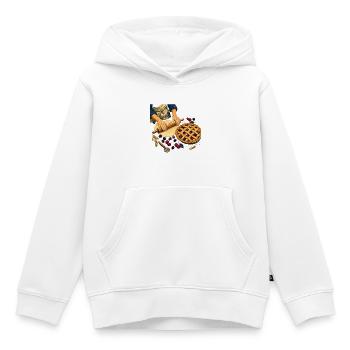 Rustikaler Fruchtkuchen - Kinder Premium Organic Hoodie - Weiß - Vorne - AI Model Kid Female (0cm)