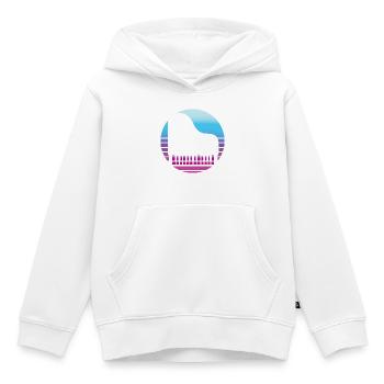 Piano Piano Musician Gift Gift Idea - Kids Premium Organic Hoodie - white - Front - AI Model Kid Female (0cm)