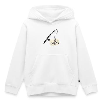 Spanischer Fischer, Papa - Kinder Premium Organic Hoodie - Weiß - Vorne - AI Model Kid Female (0cm)